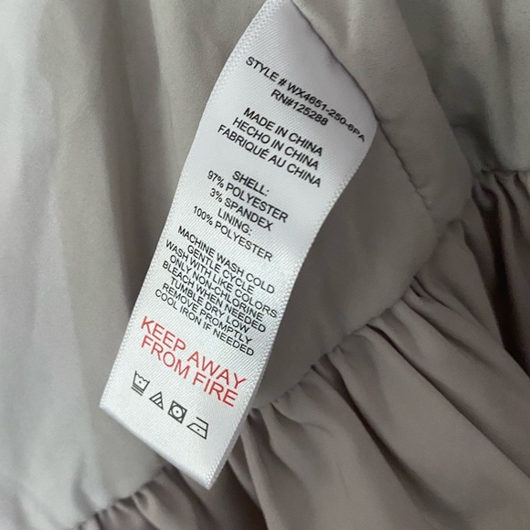 JASON WU Gray Silk Satin Peplum Top M - Picture 7 of 12